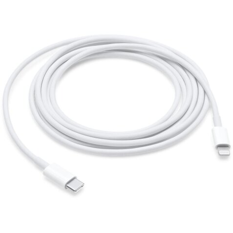 Apple kabel, Lightning (8-pin) naar USB-C, 2 m, wit