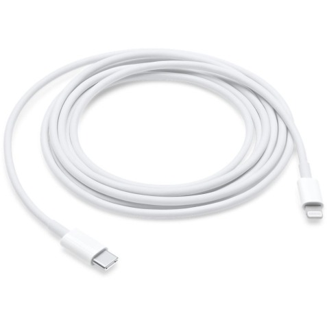 Apple MQGH2ZM/A câble USB Lightning blanc 2 m