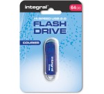 Integral Courier USB 2.0 Flash Drive, 64 GB
