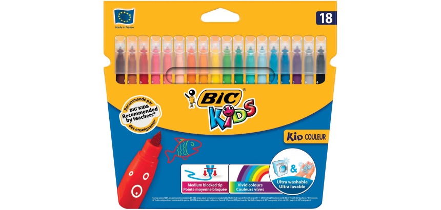 Bic viltstift Kid Couleur 18 stiften