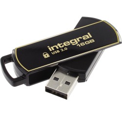 Integral secure 360 - usb flash drive - 16 gb