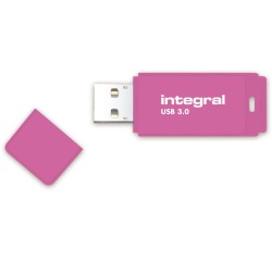 Integral Neon clé USB 3.0, 16 Go, rose