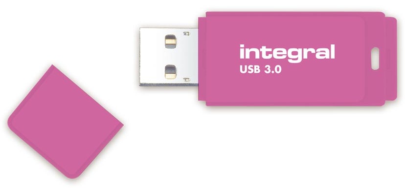 Integral Neon clé USB 3.0, 16 Go, rose