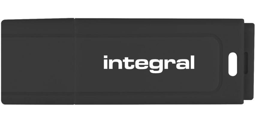 Integral Black USB flash drive 3.0, 16 GB, black