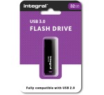 Integral Black USB 3.0 Flash Drive, 32 GB, black