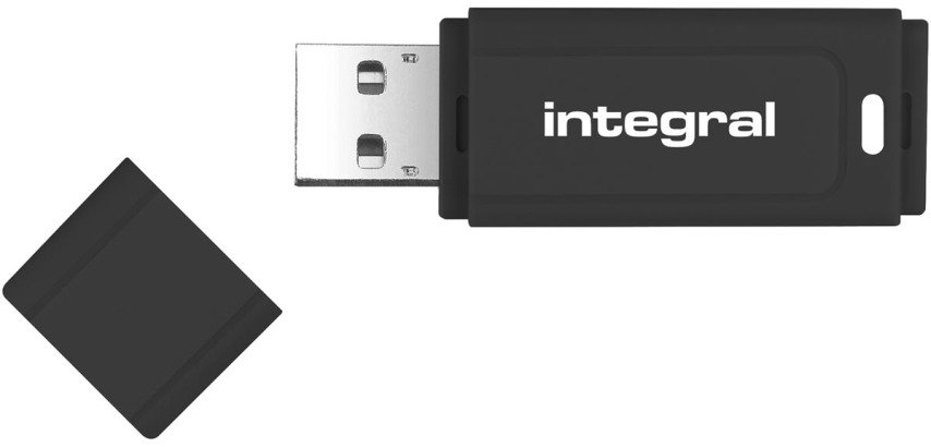 Integral Black USB 3.0 Flash Drive, 32 GB, black