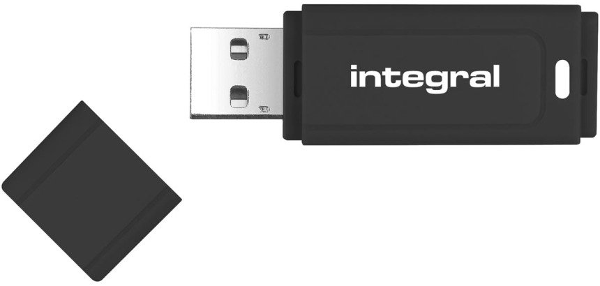 Integral Black USB 3.0 Flash Drive, 32 GB, black