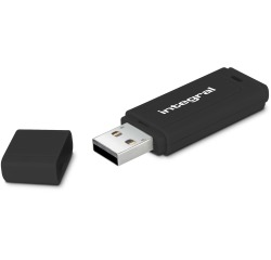 Integral Black USB 3.0 Flash Drive, 64 GB, black