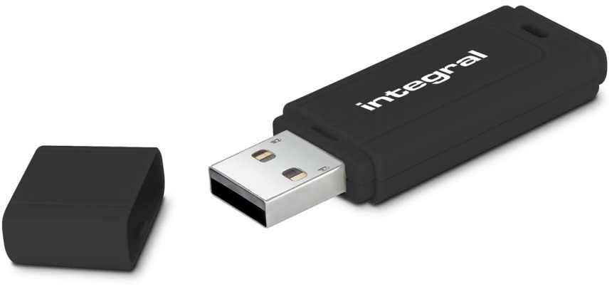 Integral Black clé USB 3.0, 64 Go, noir