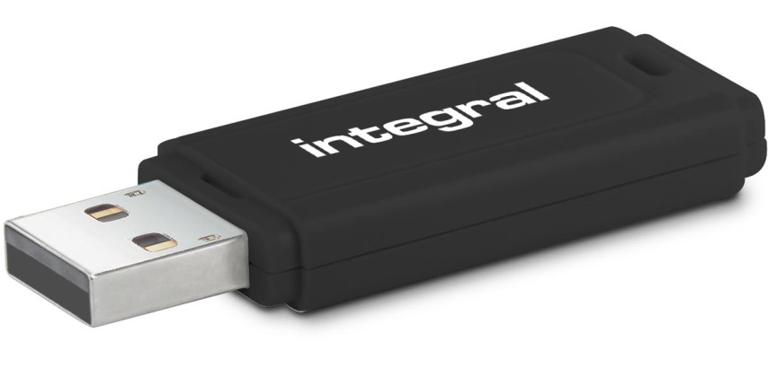 Integral Black USB-Stick 3.0, 128 GB, schwarz