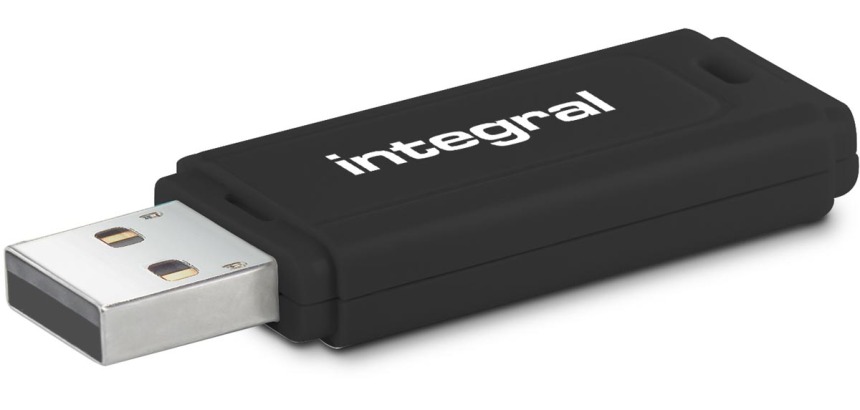 Integral Black clé USB 3.0, 128 Go, noir