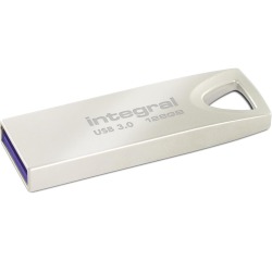Integral USB Key Arc Metal 128GB Usb 3.0 (Usb-A) Silver