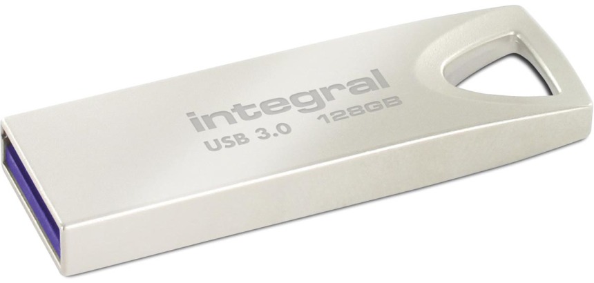 Integral USB Key Arc Metal 128GB Usb 3.0 (Usb-A) Silver