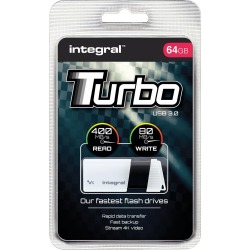 Integral turbo - usb flash drive - 64 gb