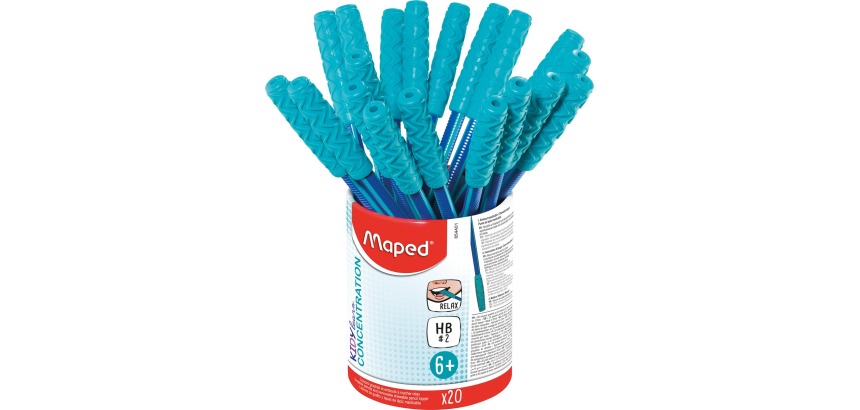 Maped Kidy Learn Concentration Pencils, box of 20 pieces