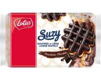 Lotus Suzy gaufre de Liège au chocolat, 57,6 g, paquet de 5 pièces