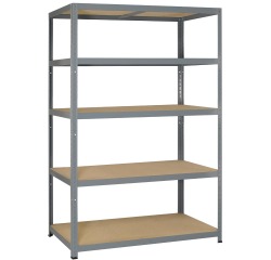 Avasco rek Strong 265, ft 200 x 120 x 50 cm, 5 legplanken, gegalvaniseerd
