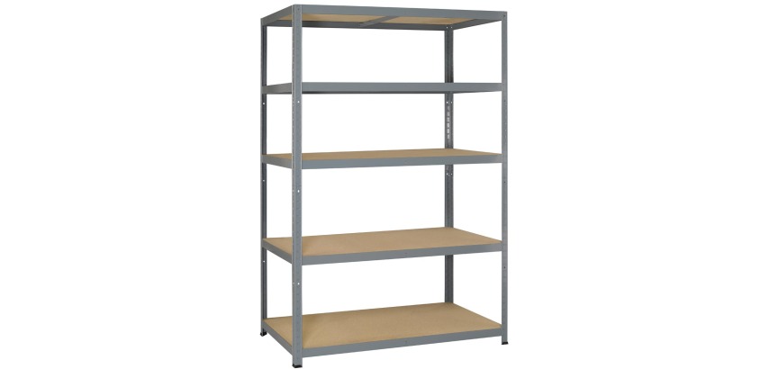 Avasco étagère Strong 265, ft 200 x 120 x 50 cm, 5 tablettes, galvanisé