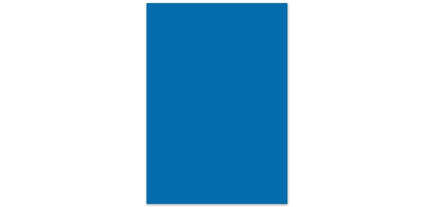 Creakit colored photo cardboard, 50 x 70 cm, 300 g, pack of 25 sheets, medium blue