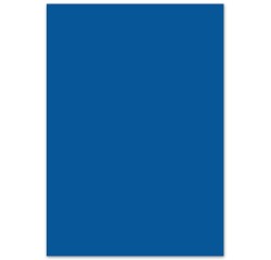 Creakit colored photo cardboard, 50 x 70 cm, 300 g, pack of 25 sheets, royal blue