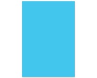 Cardboard, (L)500 x (H)700 mm, 300 g/m2, sky blue