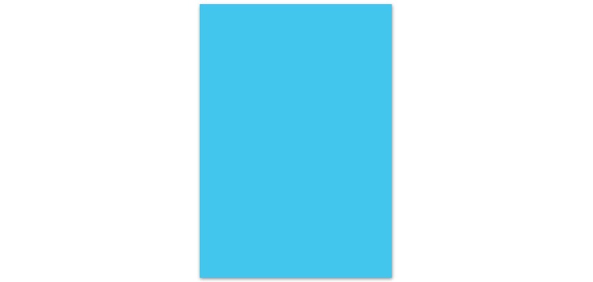 Cardboard, (L)500 x (H)700 mm, 300 g/m2, sky blue
