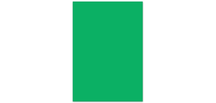 Creakit colored photo cardboard, 50 x 70 cm, 300 g, pack of 25 sheets, emerald green