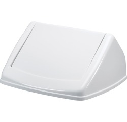 Durable deksel Durabin Fliplid 40 liter, wit