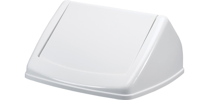 Durable deksel Durabin Fliplid 40 liter, wit