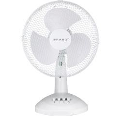 Ventilateur de table BRASQ F400 Ø 30cm blanc
