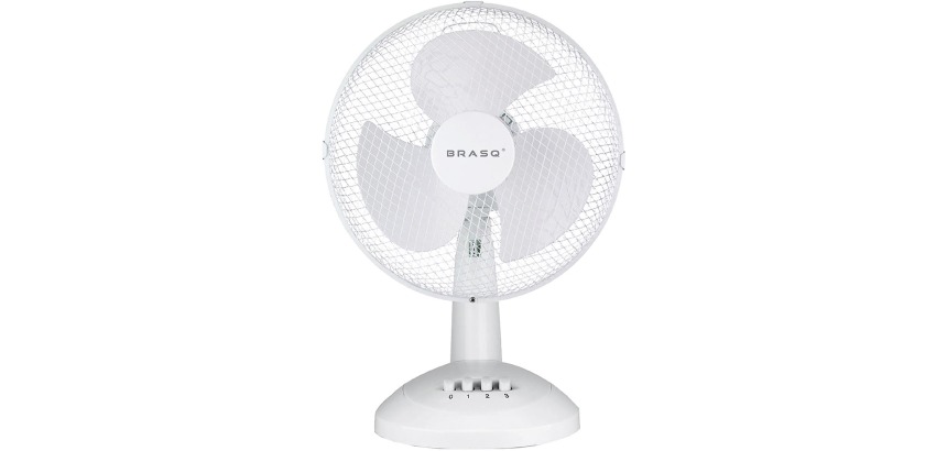 Tafelventilator BRASQ F400 Ø 30cm wit