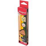 Maped Black'Peps B pencil, without eraser