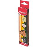 Maped Black'Peps pencil, 2B, without eraser