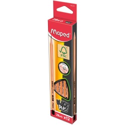 Maped potlood Black'Peps 2B, zonder gum