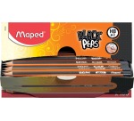 Maped potlood Black'Peps HB, zonder gum, kartonnen displaydoos van 100 stuks