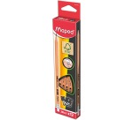 Maped Black'Peps pencil, 2B, with eraser