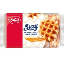 Lotus Suzy gaufre de Liège, 50 g, paquet de 5 pièces