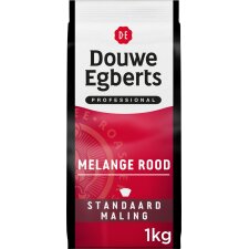 Douwe Egberts gemalen koffie Melange Rood, standaard, pak van 1 kg