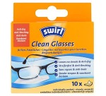 Swirl cleaning wipes for glasses, pack of 10 pieces