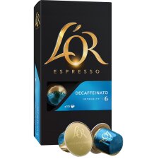 Douwe Egberts L'Or Intensity capsules de café, Decaffeïnato, paquet de 10 pièces