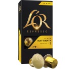 Douwe Egberts L'Or Intensity coffee capsules, Mattinata, pack of 10 pieces