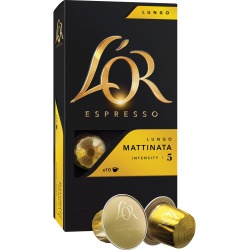 Douwe Egberts L'Or Intensity capsules de café, Mattinata, paquet de 10 pièces