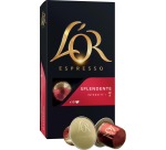 Douwe Egberts L'Or Intensity capsules de café, Splendente, paquet de 10 pièces