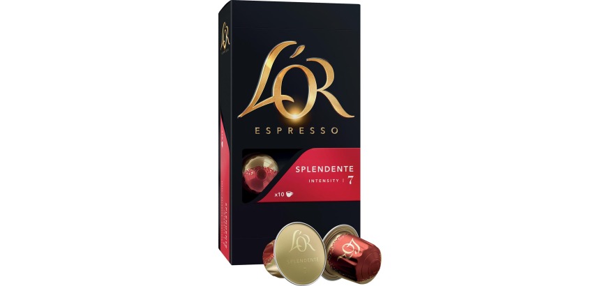 Douwe Egberts L'Or Intensity koffiecapsules, Splendente, pak van 10 stuks