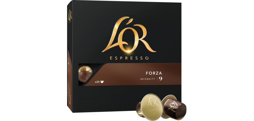 Douwe Egberts L'Or Intensity koffiecapsules, Forza, pak van 20 stuks