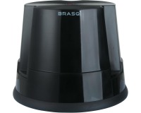 Tabouret Essential, en plastique, noir