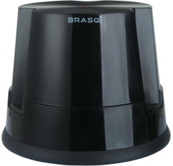 Tabouret Essential, en plastique, noir