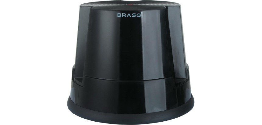 Essential Stool, in plastic, black