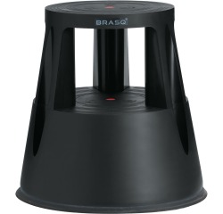 Tabouret Comfort, en plastique, noir