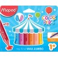 Maped waskrijt Color'Peps Jumbo Early Age, doos van 12 stuks in geassorteerde kleuren